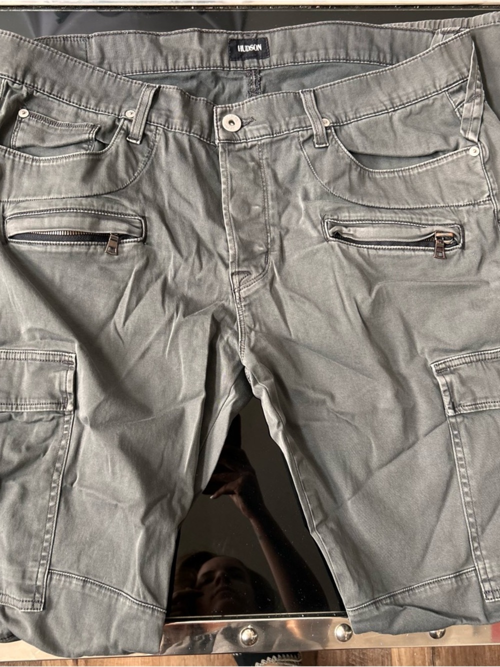 Hudson Jeans Men’s Grey Cargo Pants